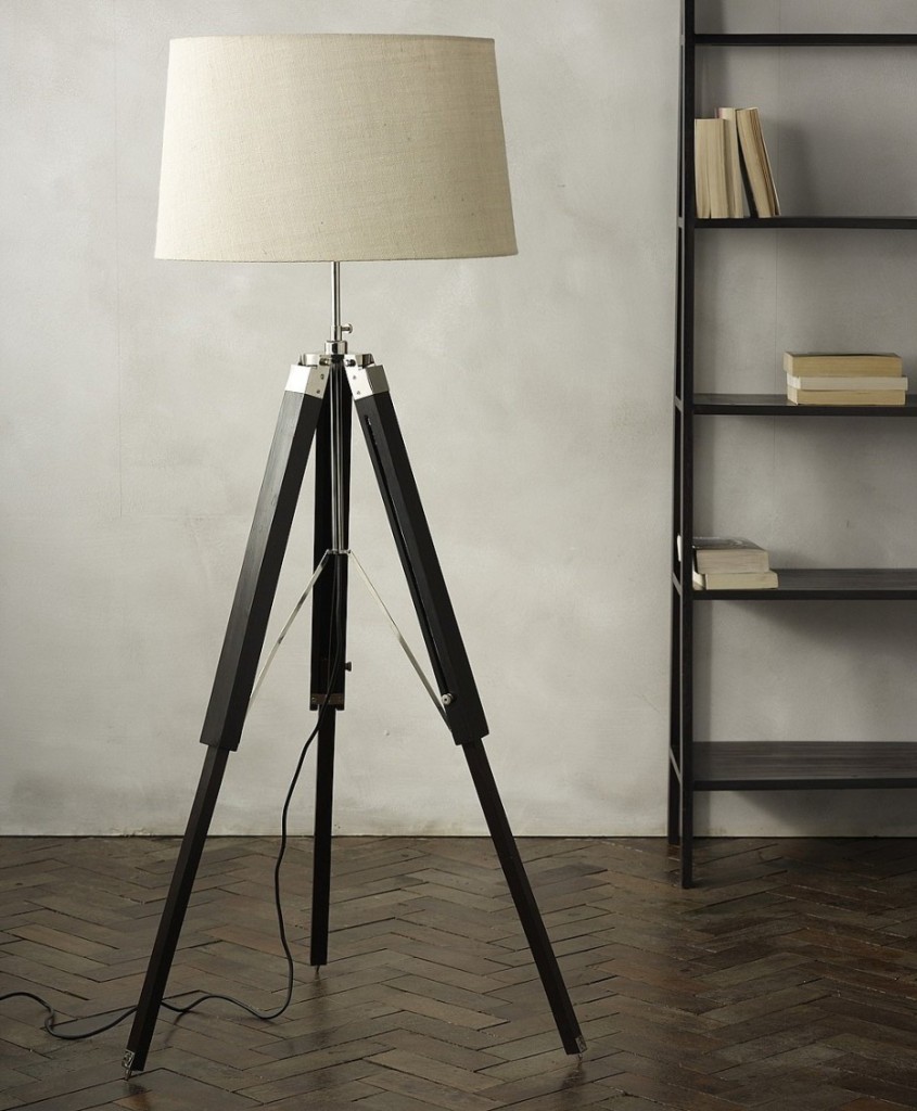 Arc floor lamp drum shade images