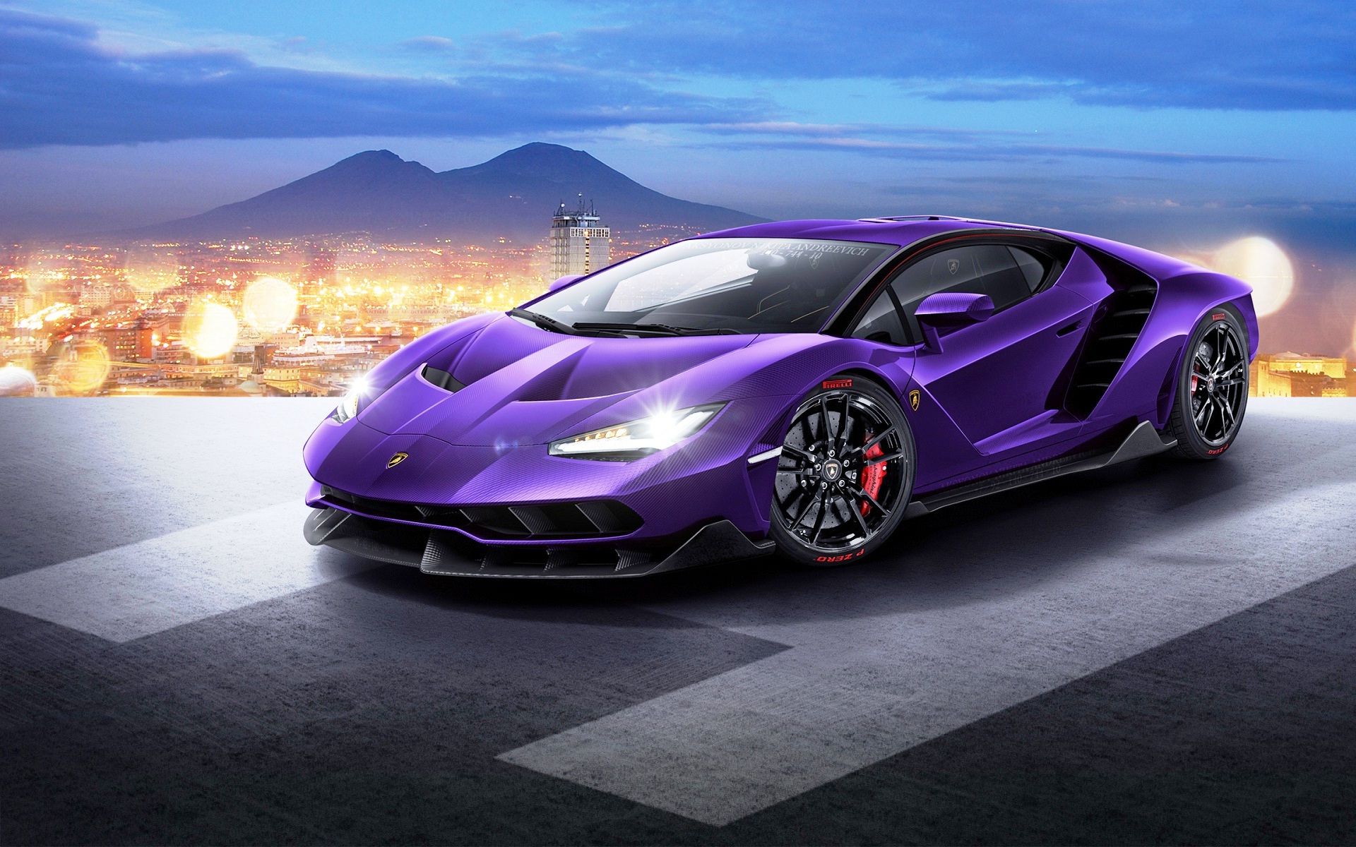 Purple Lamborghini Wallpapers Images Photos Pictures ...