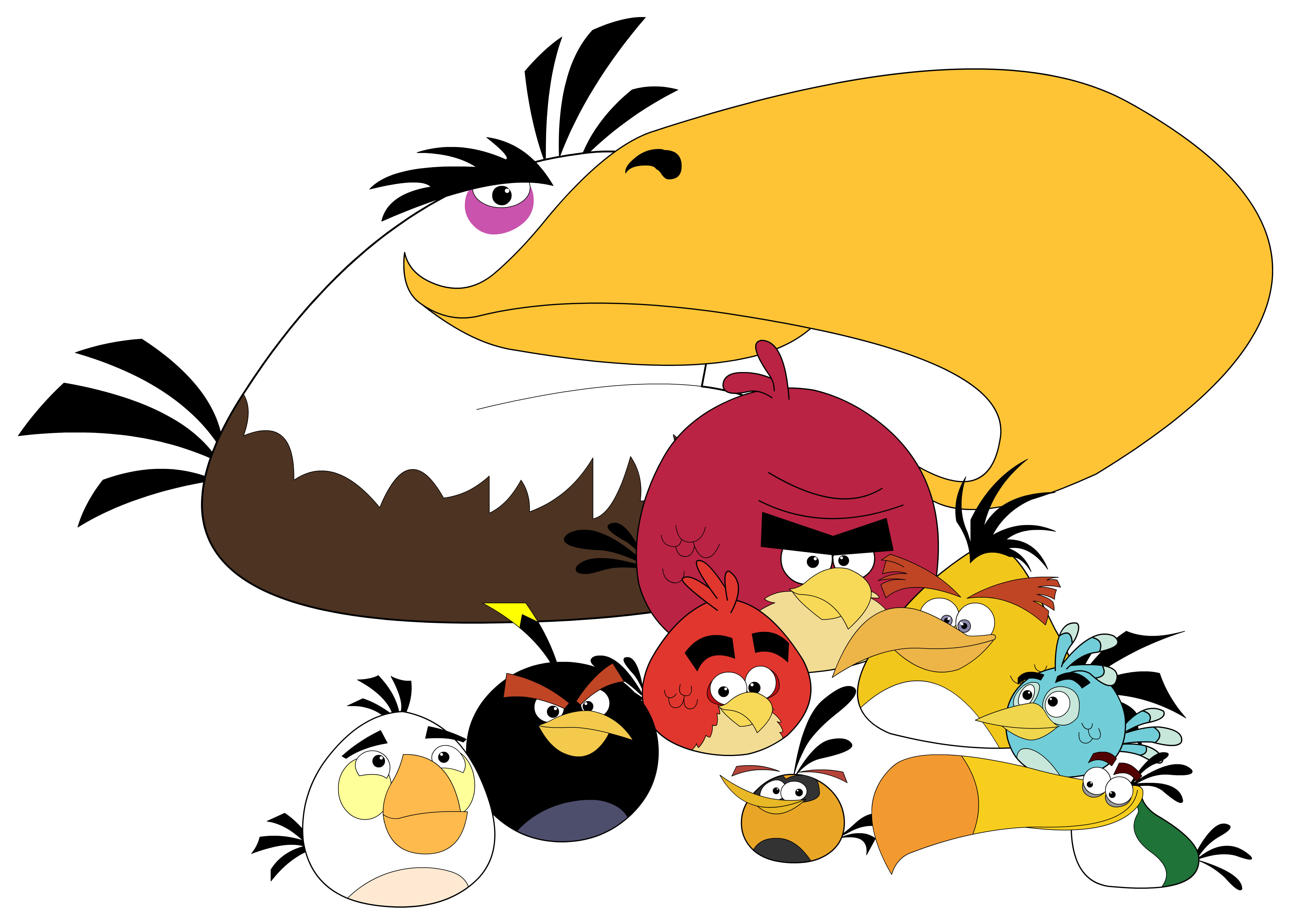 Angry Birds Background Png Free Logo Image