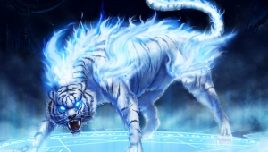 Anime Glowing Tiger