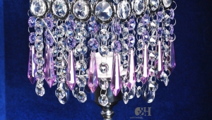 Battery Lamps With Crystals Chandeliers