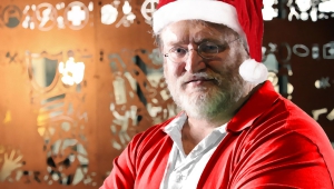 Gabe Newell Santa