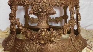 Huge Antique Lamp Shades