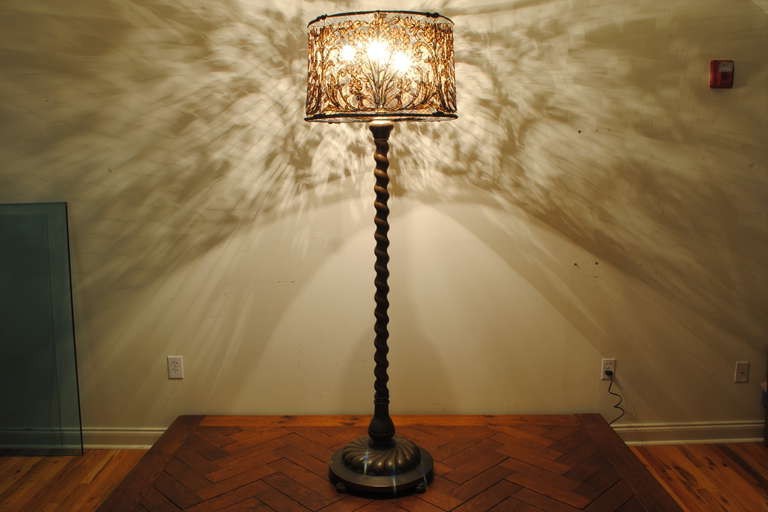 Lamp shades for antique floor lamps