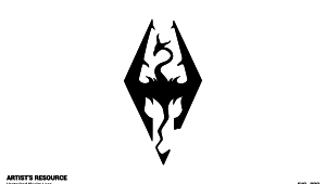 Skyrim Logo Vector