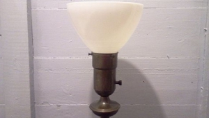Vintage Floor Lamps With Glass Shades