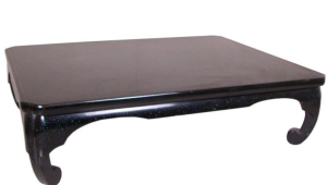 Black Lacquer Coffee Table Asian Style