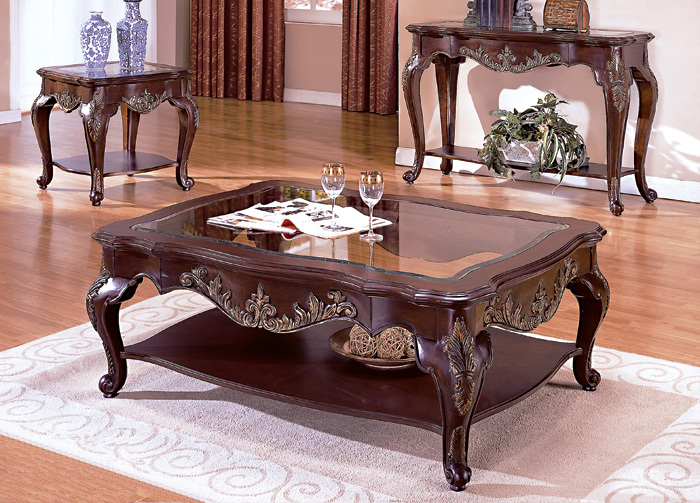 Carved Antique Coffee Table