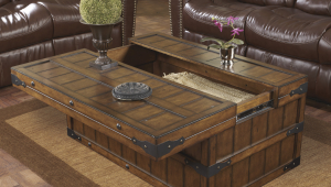 Chest Coffee Table With Moveable Top