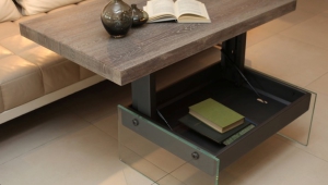 Coffee Table To Desk Transfomer For Small Spaces