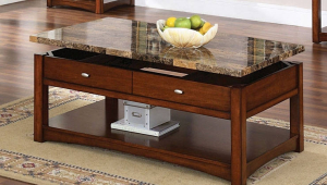 Coffee Table With Lift Granite Top
