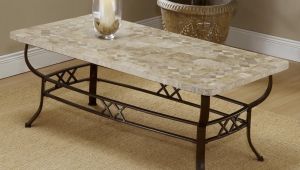 Coffee Table With Stone Top