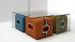 Colorful Ottoman Coffee Table