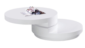Contemporary Coffee Table With Swivel
