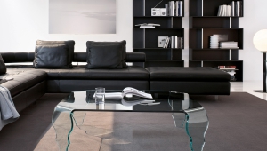 Contemporary Glass Living Room Coffee Table
