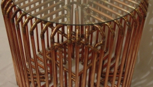 Copper Tube Coffee Table