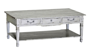 French Country Multidrawer Coffee Table