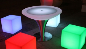 Futuristic Led Coffee Table