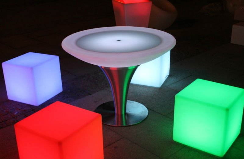 Futuristic Led Coffee Table