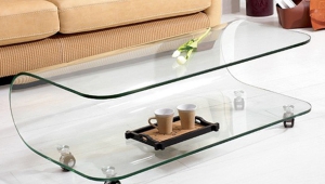 Glass Coffee Table With Wheels