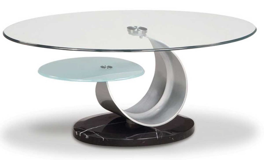 Glass And Metal Coffee Table Oridinal Design