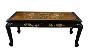 Hand Painted Asian Coffee Table