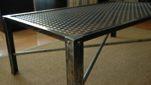 Industrial Metal Coffee Table