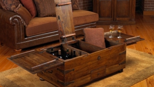 Industrial Trunk Coffee Table With Storage