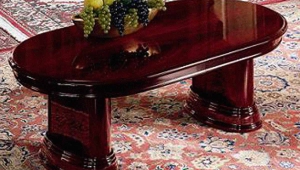 Lacquer Mahogany Coffee Table