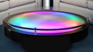 Led Coffee Table With Glass Top