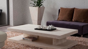 Low Stone Coffee Table