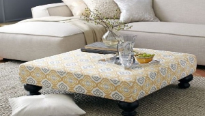 Low Upholstered Coffee Table