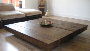 Low And Large Oversized Coffee Table