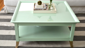 Mint Painted Coffee Table