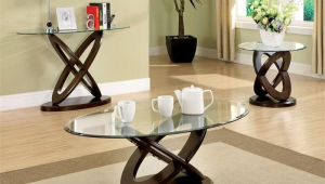 Oval Coffee Table Set