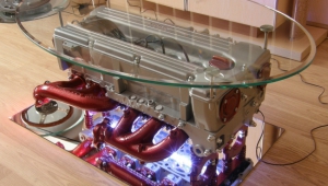 Oval Engine Coffee Table