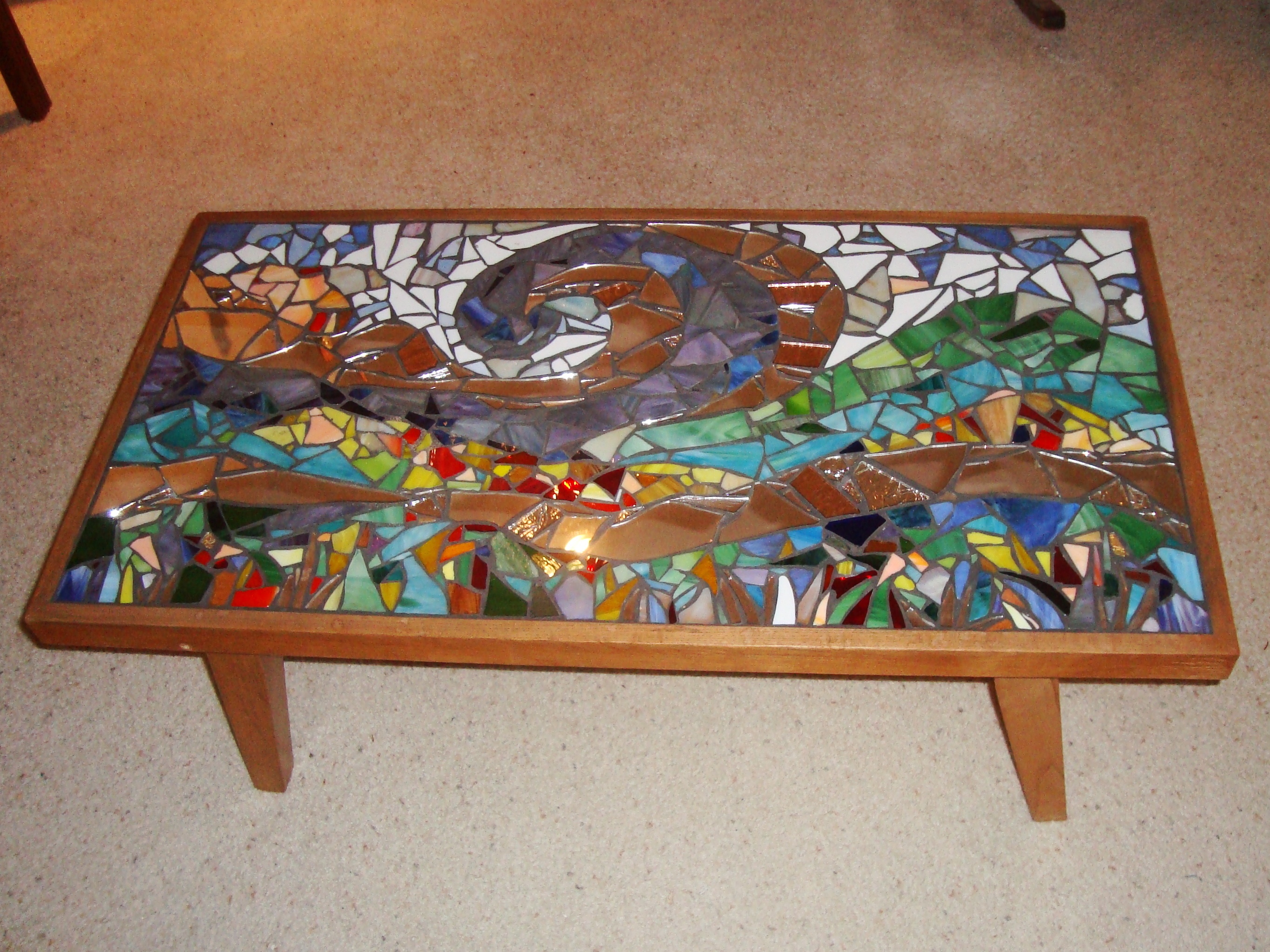Mosaic Coffee Table Design Images Photos Pictures