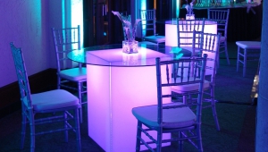 Purple Cocktail Table