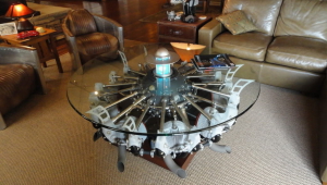 Radial Engine Coffee Table