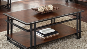 Rectangle Cherry Wood Coffee Table