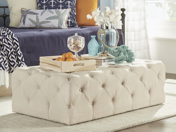 Tufted Ottoman Coffee Table Design Images Photos Pictures