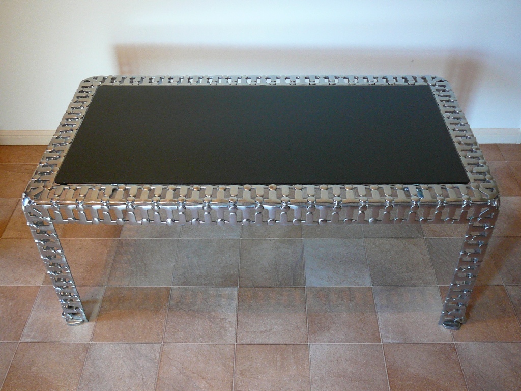 Recycled Metal Coffee Table