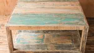 Rustic Distressed Coffee Table