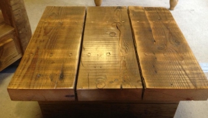 Rustic Pine Coffee Table
