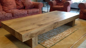 Rustic Wood Coffee Table Design