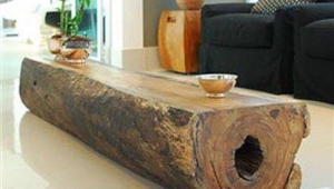 Single Log Coffee Table