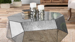 Special Form Mirrored Coffee Table