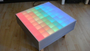 Square RGB Led Coffee Table