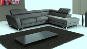 Super Low Black Coffee Table