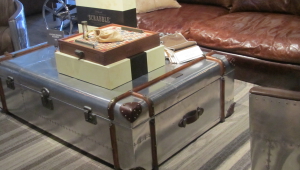 Trunk Coffee Table With Tray